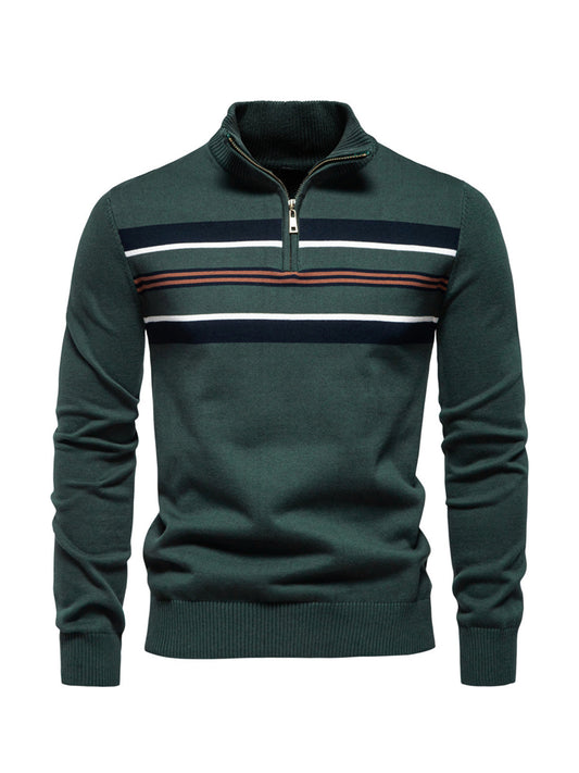 More Than Basic Men's Golf Quarter Zip Sweater