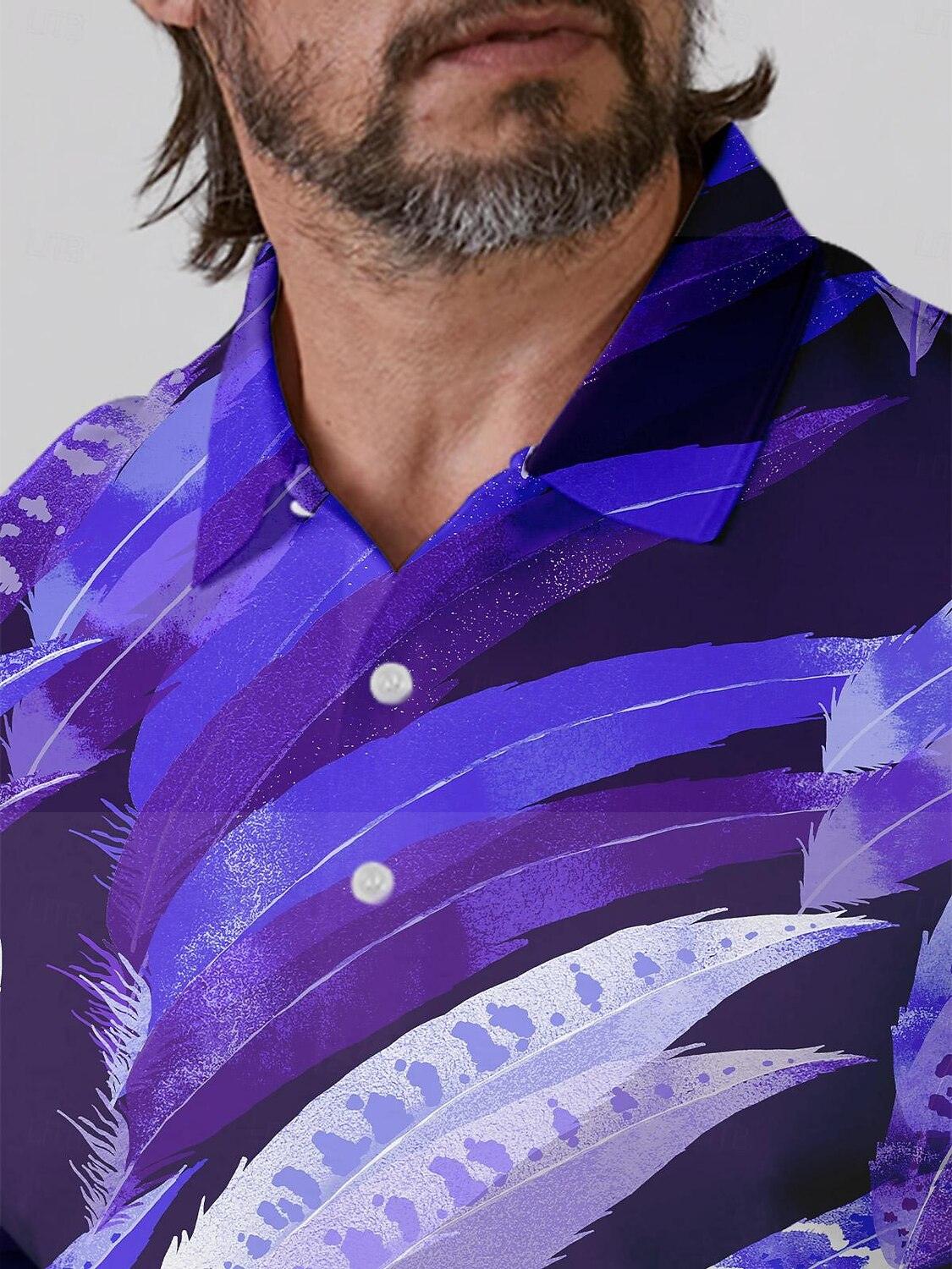Wildlife Party Men's Polo Top UPF50+