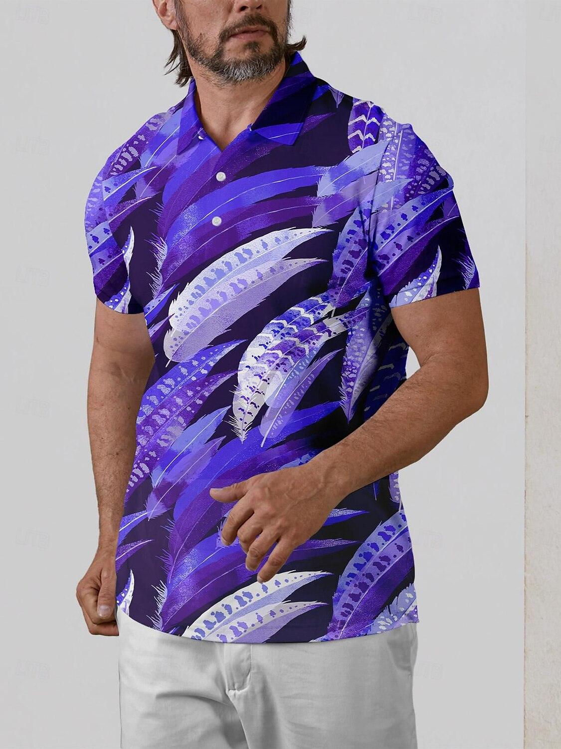 Wildlife Party Men's Polo Top UPF50+